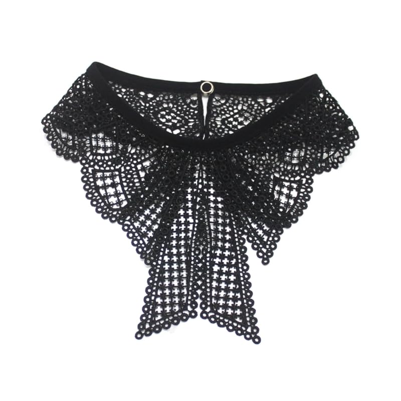 Versatile Embroidery Lace Detachable Collar for Dress Shirt Sweater Decoration