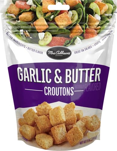 Mrs. Cubbison's French Bread Croutons, Garlic & Butter, 5 oz