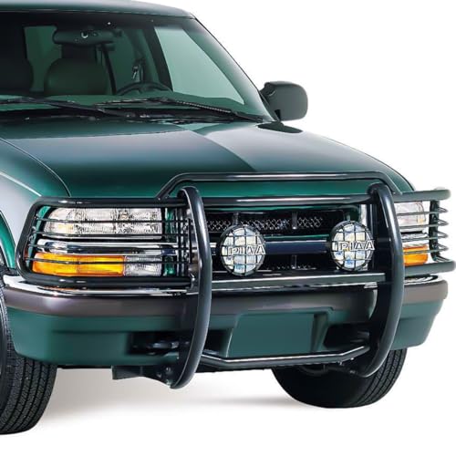 Image of DNA Motoring GRILL-G-012-SS Stainless Steel Alloy Front Bumper Brush Grille Guard Compatible with 98-04 Blazer, 98-04 Sonoma