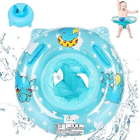 Lefity Infant Swimming Seat Ring Inflatable Swimming Buoy ChildrenS Swimming Ring Swimming Trainer Cover