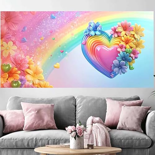 DIY Crystal Art Fleur 5D pour sublimer votre salon avec un grand format