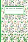 Cute Kawaii Cats Pattern Composition Notebook: Cute Cat Lover Large Notebook for Children, Girls and Artist kids, Gifts for Teens Kids Students Girls for Home School College For cats Lover