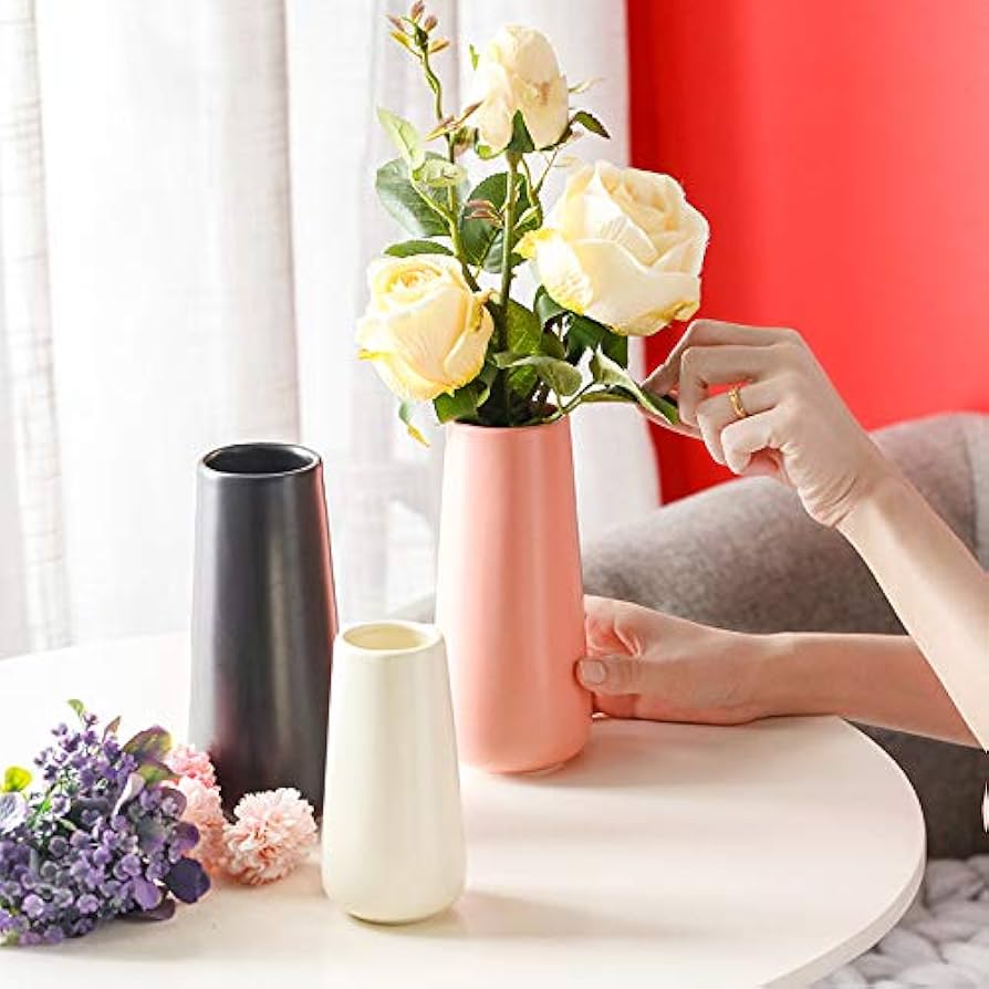 Amazon.co.jp: YHOMBES フラワーベース 花器 セラミック花瓶