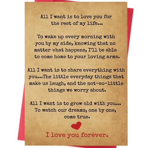 ICOOLYI Valentines Day Card – Romantic and Heartfelt Valentines Day