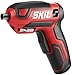 SKIL Rechargeable 4V Cordless Pistol Grip Screwdriver with 42pcs Bit Set, USB Charger and Carrying Case - SD5618-03