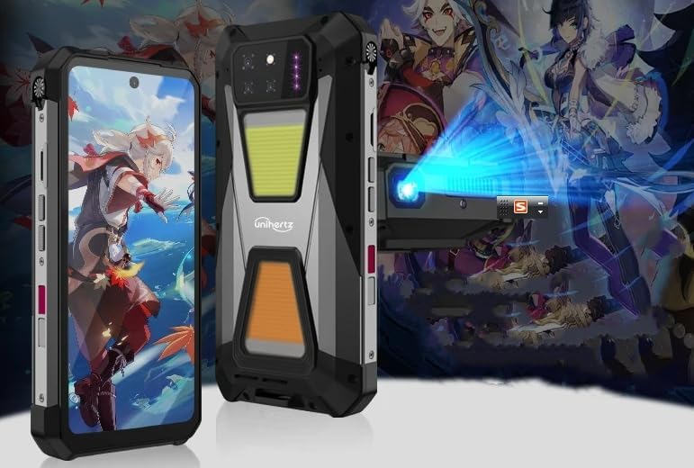 8849 Tank 3S Rugged Smartphone with Projector 32GB RAM +512GB ROM Dimensity 8200 5G 50MP Main Camrea 64MP Night Vision Dual Sim