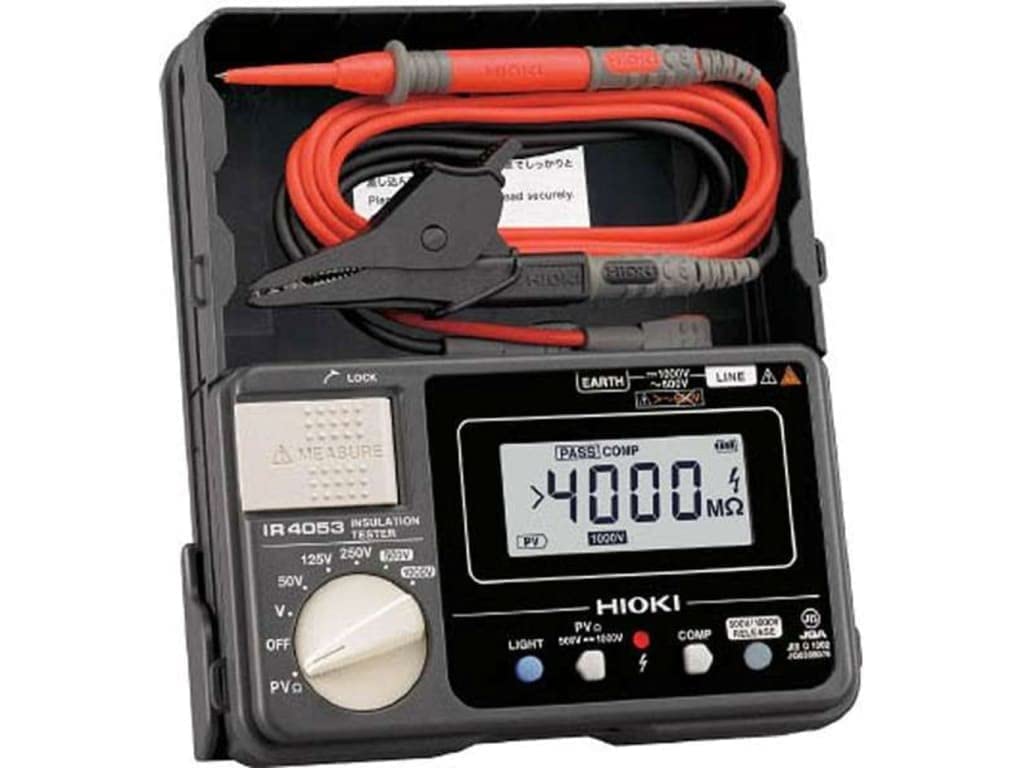 Hioki IR 4053-10 Insulation Resistance Tester - 1kV, 4000 Mohm (for PV Measurements) (B0BMVD85QH) Amazon Price History, Amazon Price Tracker