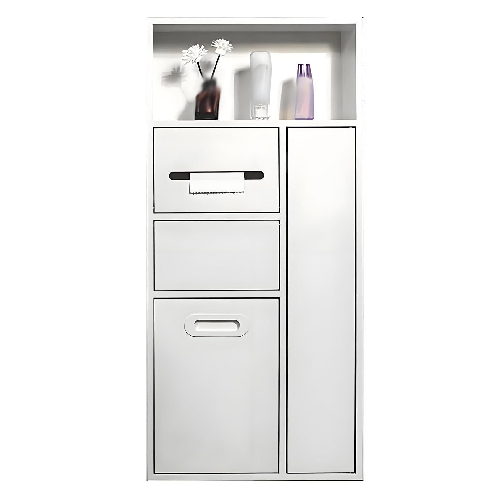 Niche de douche de salle de bain haut de gamme en acier inoxydable avec triple alcôve murale