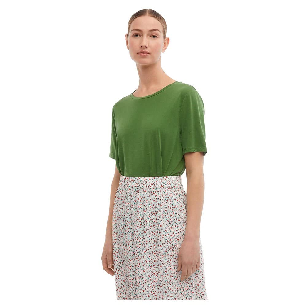Object Women's OBJANNIE S/S T-Shirt NOOS Top, Artichoke Green, XS