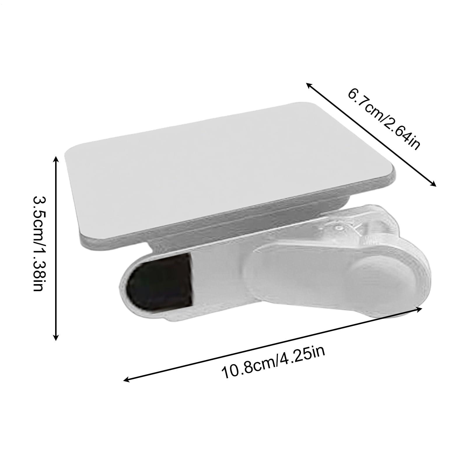 Spiegellinsen Telefon | Kamera -Reflexionsclip - Smartphone -Zubehör -Kit | Handy -Anhang Travel Camping Klettern Selfies Family Sammeln kreativer Inhalte Schöpfer Fotografie -Tool tragbar im Freien