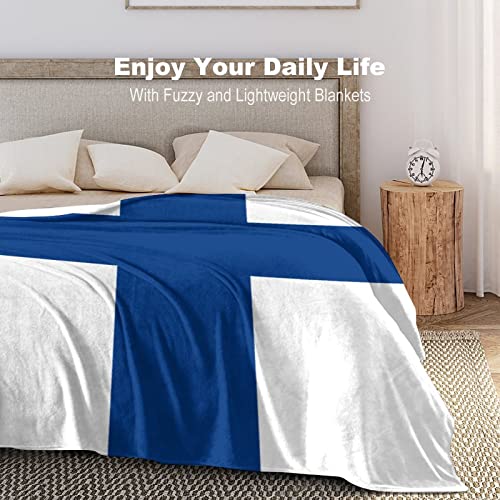 Couverture drapeau Finlande douce pour vos soirées cocooning sur le canapé - 7