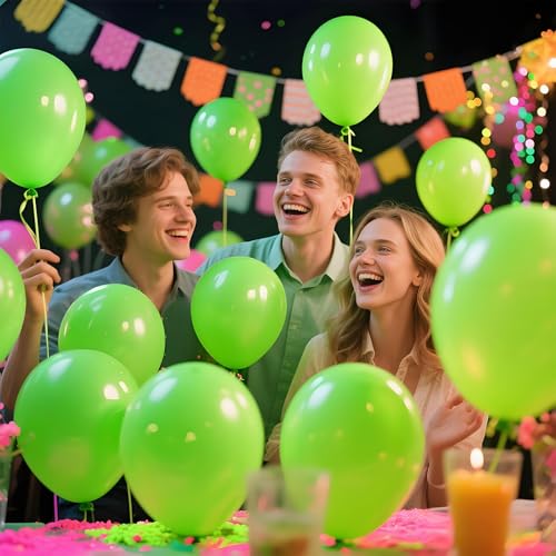 Image of 200pcs Light Green Balloons 5 Inch, Small Mini Latex Balloons for Party Birthday Baby Shower Anniversary Festival Arch Garland Decoration
