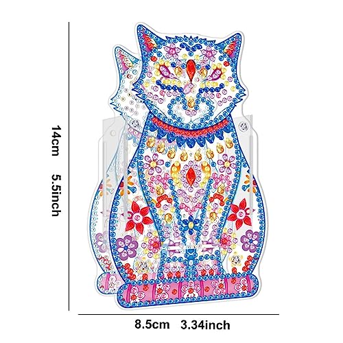 Diamond Painting Kit 5D DIY Diamond Painting Pen Holder Acrylic Pen Holder Rhinestone Diamond Painting Desktop Pen Holder Pot Organiser for Office Supplies Jewellery Box - Image 2