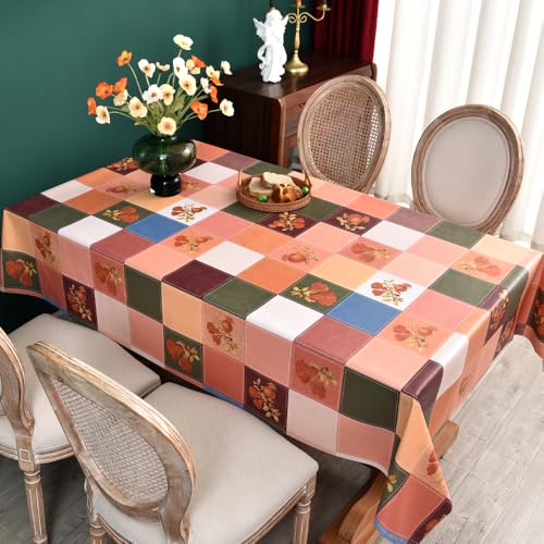 Plenmor Wachstuchtischdecke PVC Tischdecke Plastik 137 x 137 cm – Ansicht 6