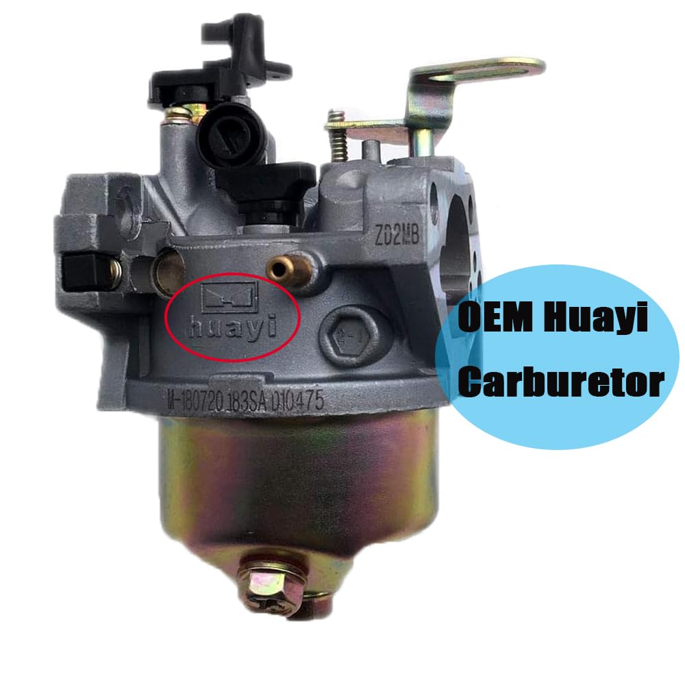 Carburatore HUAYI 183S 183SA Per Soffianeve MTD Cub Cadet Troy-Bilt - Con Guarnizioni E Tubo