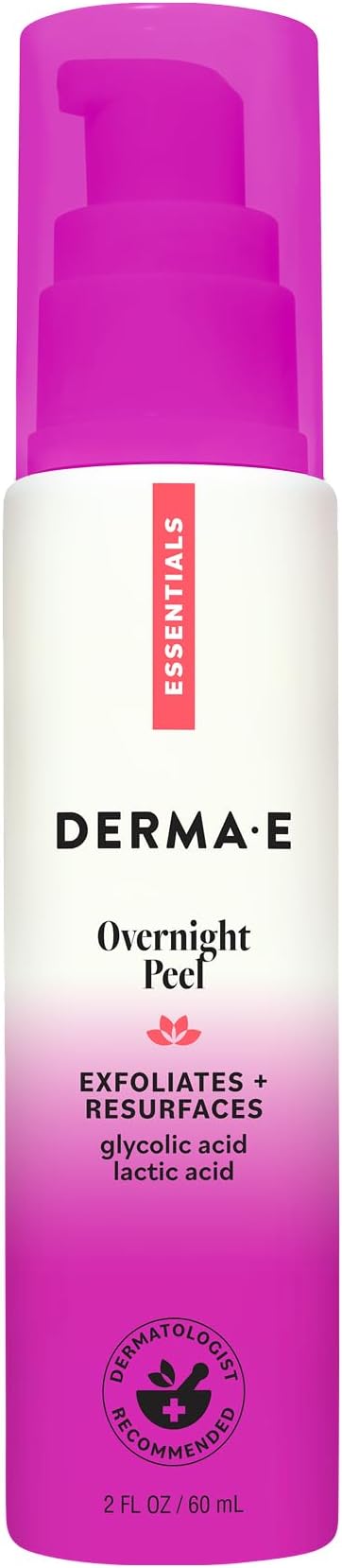 Derma E 5% Aha Overnight Peel, 60 Ml, 2 Ounces