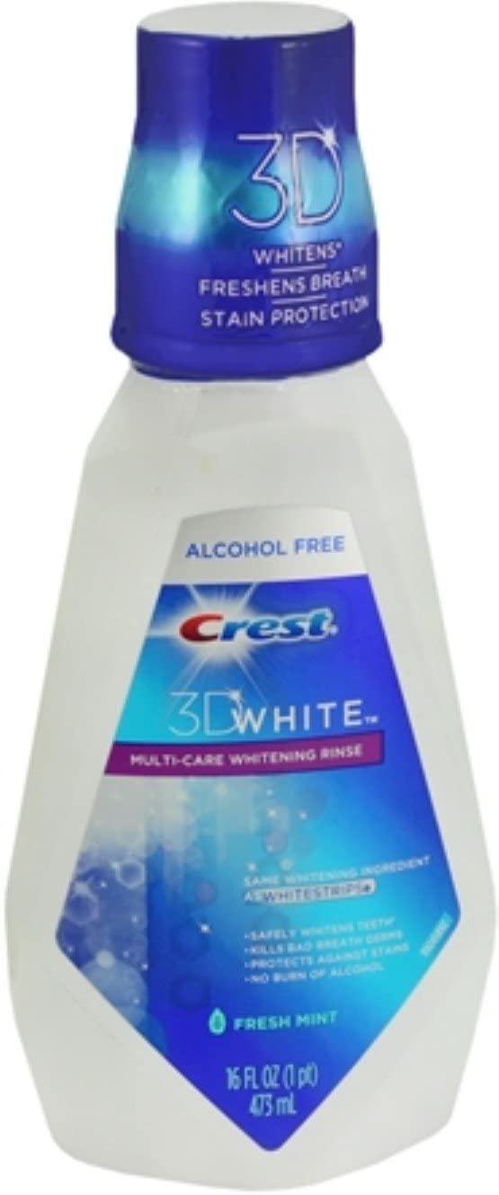 Crest 3d Wht Rinse Frshm Size 16z Crest 3d Fresh Mint Whitening Rinse