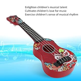 4 cordes ukulélés, Lihgt enfants jouet ukulélé en plastique portable pour l’apprentissage des instruments de musique… - Les Beatles, Paul McCartney, John Lennon, RIngo Starr, George Harrison 4 cordes ukulélés, Lihgt enfants jouet ukulélé en plastique portable pour l'apprentissage des instruments de musique… – Image 3