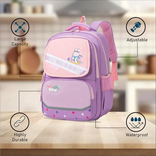 Image of Tinytot 22 Litre 17-Inch Waterproof Large School Bag for Boys & Girls, Kids School Bag, School Backpack for Girls and Boys, for Kids, Ideal for Children