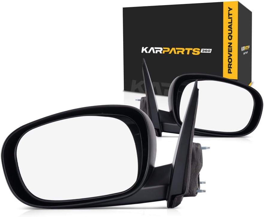 For Dodge Magnum Door Mirror 2005 2006 2007 2008 Driver and Passenger Side Pair Textured Power Heated Non Folding CH1320295