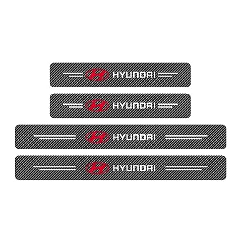 RIDGOEL Car Door Sill Protectors for Hyundai Cover