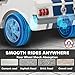 Qaba Licensed Ford Shelby GT 350 Kids Ride On Car, 12V Battery Powered Electric Car with Remote Control, Rear Suspension, Adjustable Speed, MP3, Smooth Start, LED Lights for Kids Ages 3-6, White