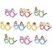 Produktbild Toyvian Papier Party Brille Frames 10 STÜCKE Happy Birthday Brille Neuheit Dekoration Party Favors für Kinder