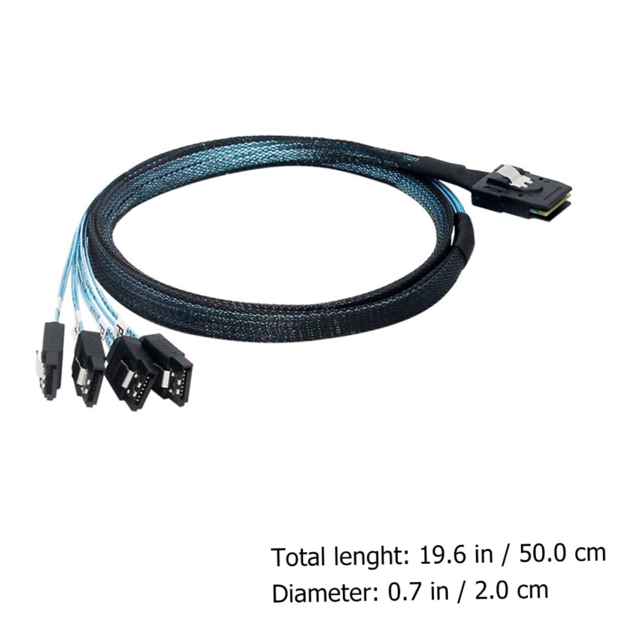 SHINEOFI 0.5M Mini Adapter Cable Connections Reliable Hard Disk Data Transmission for Computer Systems and Controllers