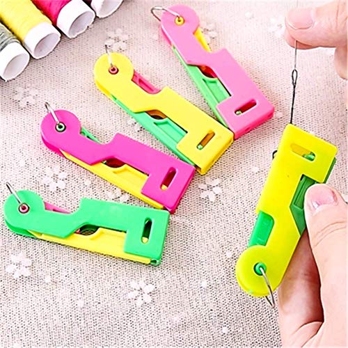 10 PCS 2020 Elderly Easy To Use Automatic Spontaneous Unaffected Needle Threader Thread Guide Needle Device