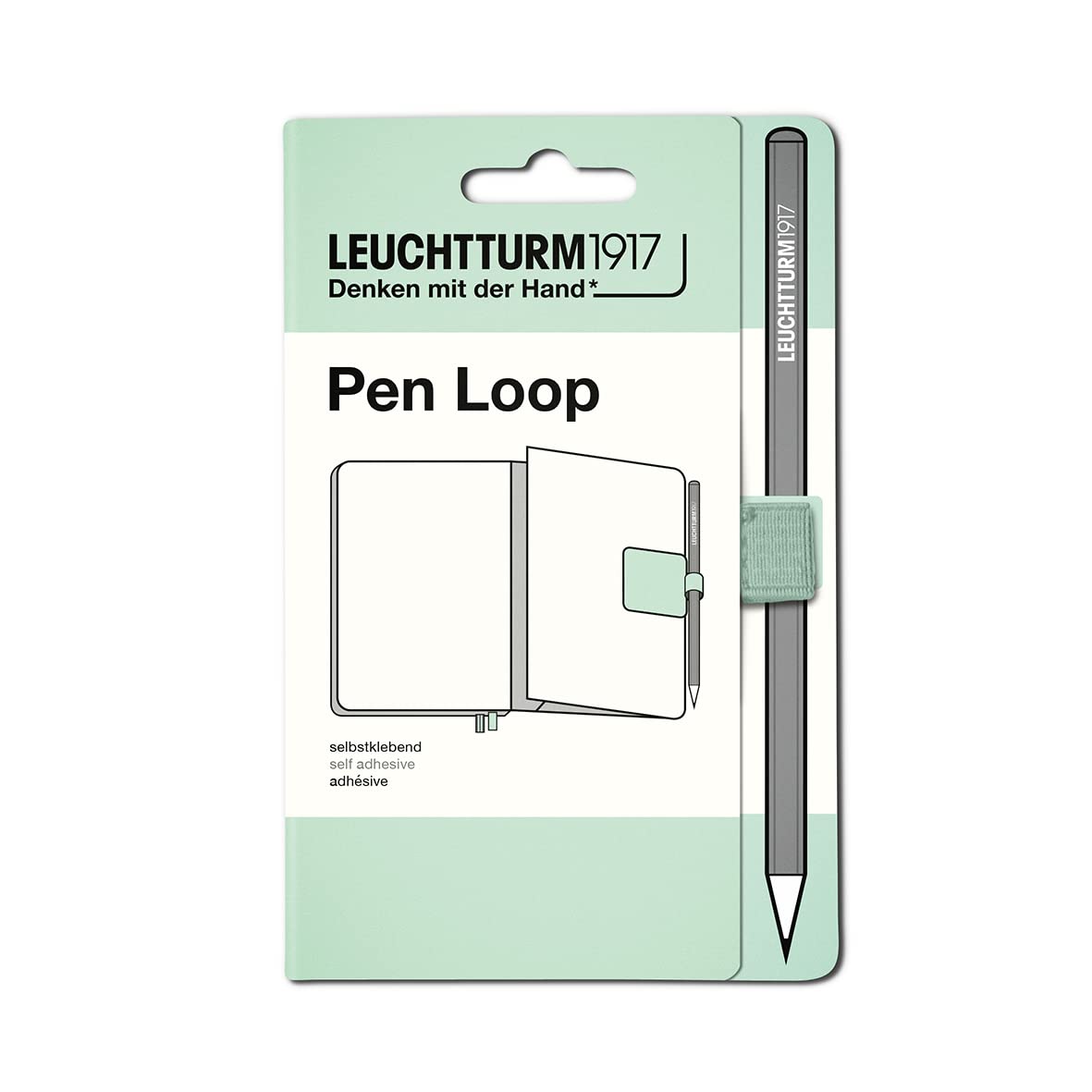 Leuchtturm1917 367290 Pen Loop Natural Colours Mint Green