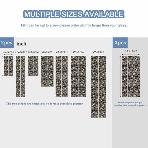 Vinilo decorativo para ventanas 29.5x78.7 in miniatura 2