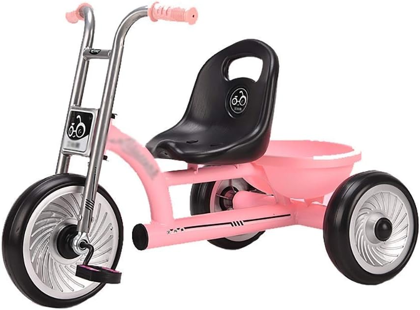 Tricycle Trike - Kids with Adjustable Seat for Girls/Boys/Toddlers Tricycle for Kids '1-7 Years Old with Pedals (Color : Pink) (Pink)