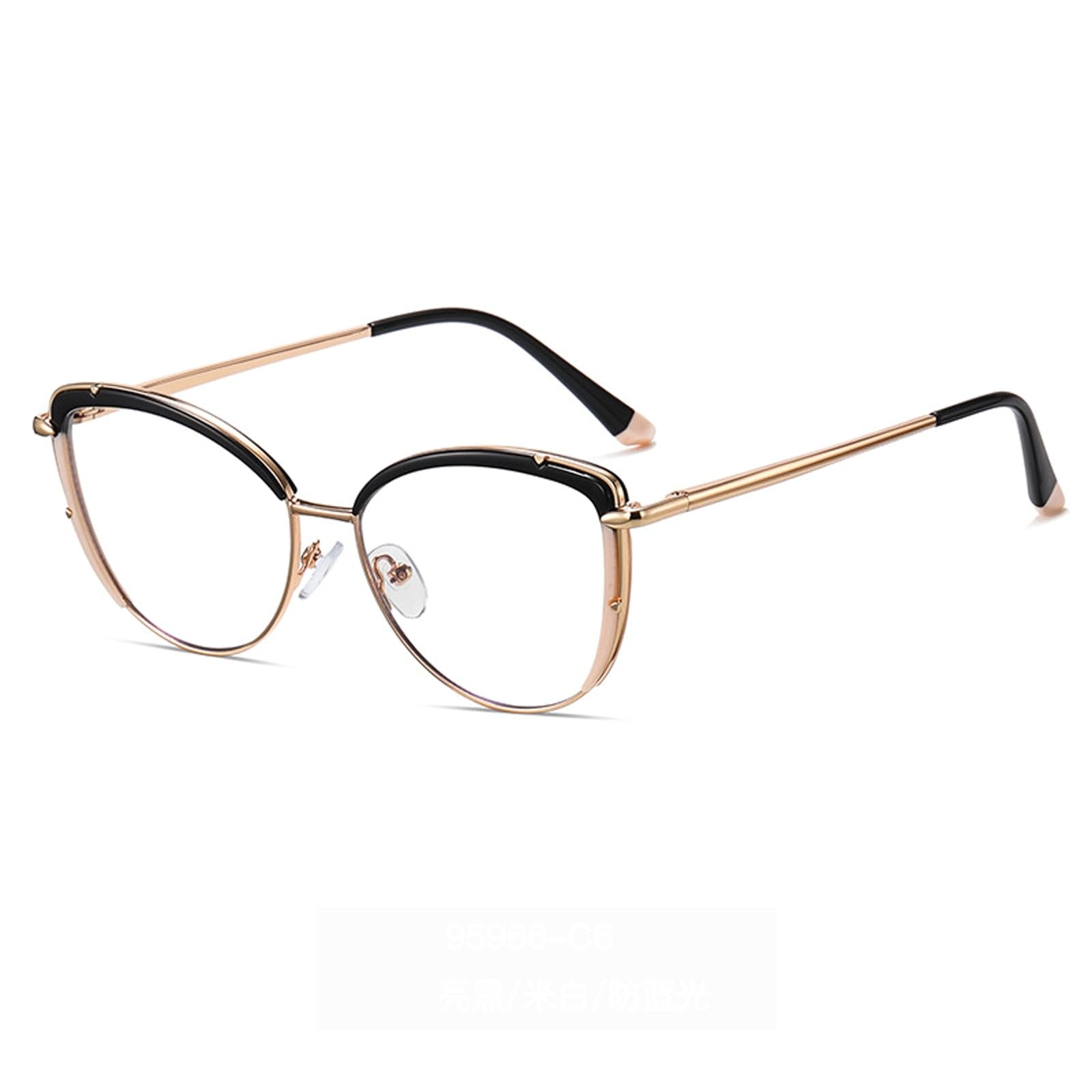 UYHBCNQD Women's Eyewear Frames 43MM Eyeglasses Spectacles