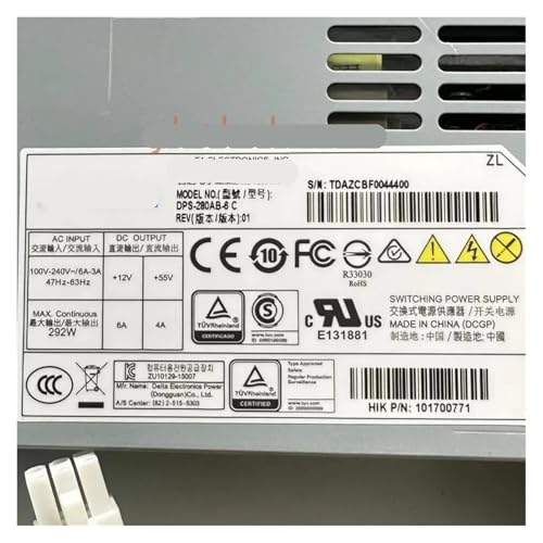 Alimentation serveur DPS-280AB-6 C module de puissance interne 292 W - 3