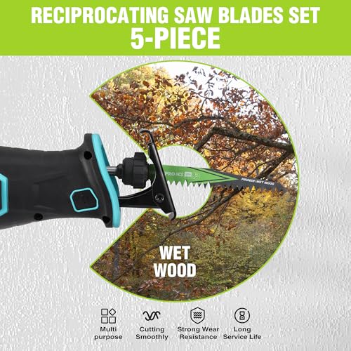 WORKPRO 150 mm 5 Piece Reciprocating Saw Blades Set - Image 5