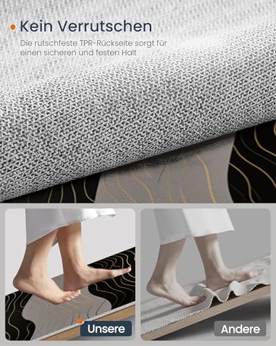 Tapis rayures ondulées 3D pour salon et espace table basse moderne