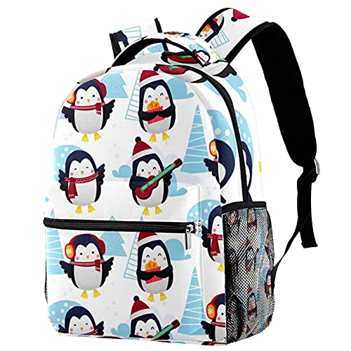 Sac à dos décontracté pingouin grand volume pour vos sorties urbaines et week-ends colorés