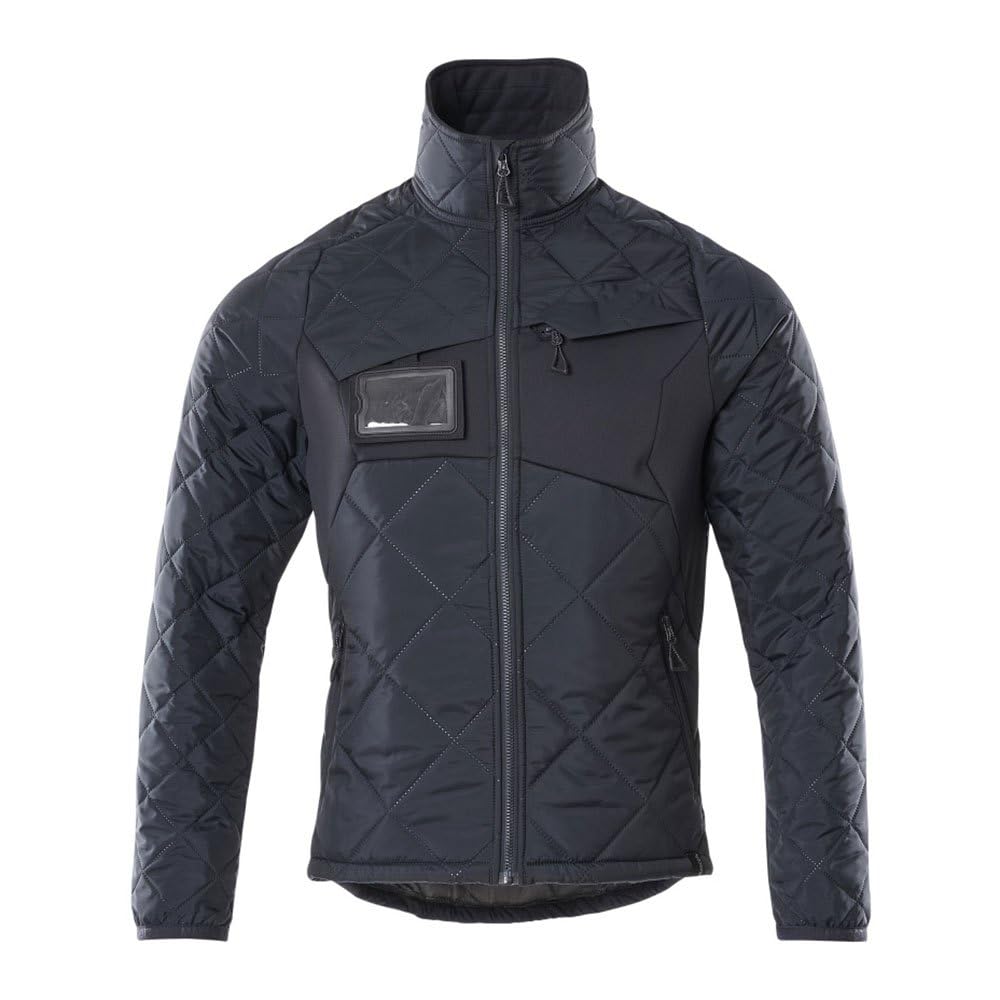 Mascot Unisex Blue-Black Adult Chef's Jacket, Black/Blue, S