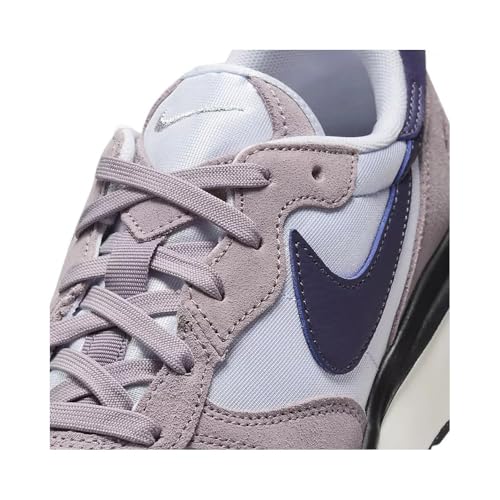 Nike PHOENIX WAFFLE Tênis feminino com cadarço, Cinza futebol/DK RAISIN-LT VIOLET ORE-TA, 36 BR