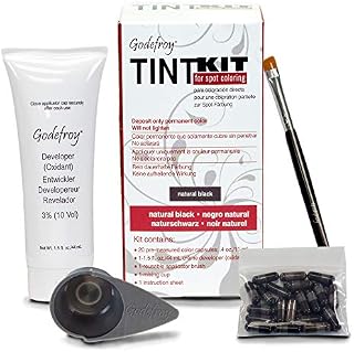 Godefroy Professional Hair Color Tint Kit, Natural Black, 20 Applications