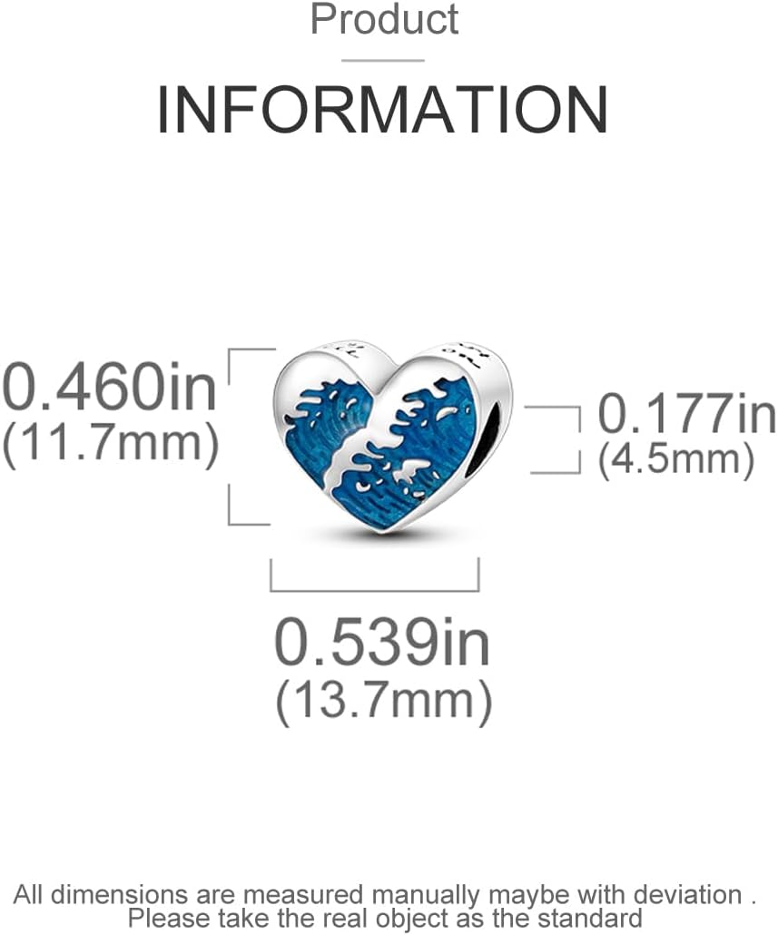 Sea Turtle 925 Sterling Silver Charms for Bracelets and Necklace Dangle Pendants Starfish Seashell Dolphin Shark Mermaid Bead Jewelry Present for Women Family Friends - Image 3