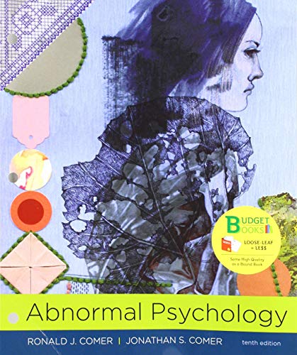 Loose-leaf Version of Abnormal Psychology 10e & Achieve Read & Practice for Abnormal Psychology (Six-Months Access) 10e Loose-leaf Version of Abnormal Psychology 10e & Achieve Read & Practice for Abnormal Psychology (Six-Months Access) 10e