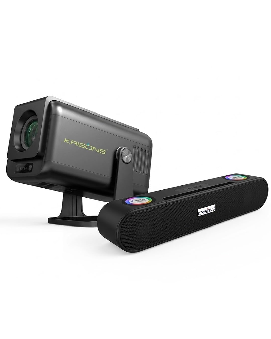 Krisons-Zytel 002 Smart Projector|1080P Native |4K HD |Bluetooth Remote|Upto18000 Lumens|Wi-Fi 6/BT5.4|Android 13| Auto Focus/Keystone |Primevideo USB,Screen Mirroring,with Free 20W Sound bar-image-25