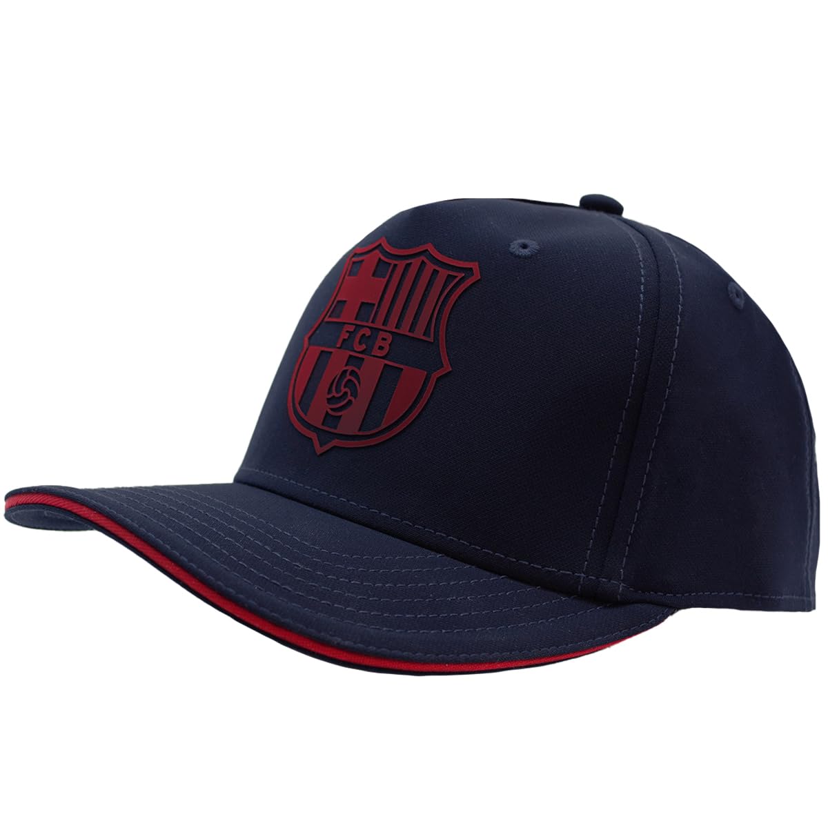 ms móvil shop Barcelona FC Stile Adult Cap | Official Design with Embossed Red Crest | Adjustable and Comfortable | Strong and Durable Material | Ideal for Fans and Daily Use, dark blue, 30