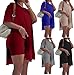 AXOSY Women Plus Size 2 Piece Outfits Short Sleeve Tunic Tops and Skinny Biker Shorts Sets Tracksuits Brown,XX-Large