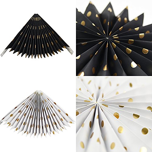 Birthday Decorations Black Happy Birthday Banner Paper Flowers Tissue Paper Pom Poms Paper Lanterns Paper Fans For Birthday Party #TOP2