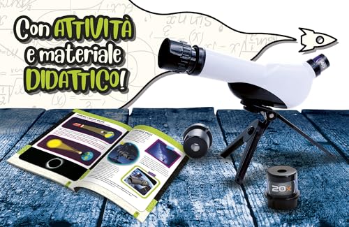 Lisciani Giochi - I’m a Genius Das Teleskop: Sternbeobachtung, Astronomie, Unisex, Kinder und Jugendliche, 34x27.5x8 cm