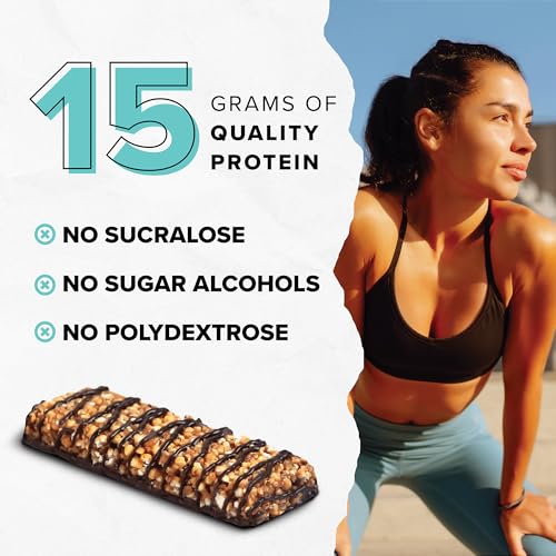 Image of Ready Protein Bars, Dark Chocolate Almond, 15g Whey Protein, 12 Ct