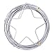 STARVAST Fil d'aluminium Argenté Fil d'artisanat en Métal 3mm de Diamètre,10 M (32,8 Pieds), Fil d'armature Floral Flexible et Pliable pour DIY Arts et Projets d'artisanat