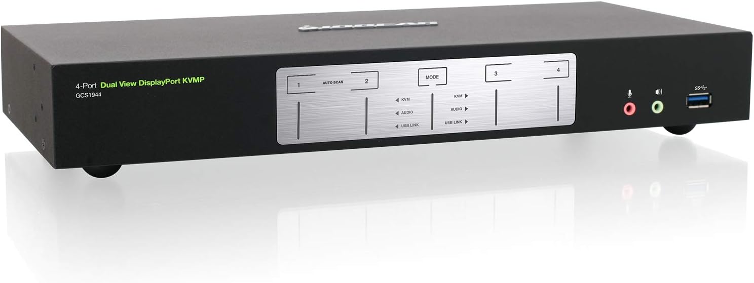 Hоt Dеаlѕ IOGEAR 4-Port 4K Dual View DisplayPort Kvmp with USB 3.0 Hub and Audio W/Full Set of Cables (GCS1944 TAA Compliant) Exсluѕіvе Dіѕсоunt 50% Prісе IOGEAR 4-Port 4K Dual View DisplayPort Kvmp with USB 3.0 Hub and Audio W/Full Set of Cables (GCS1944 TAA Compliant)